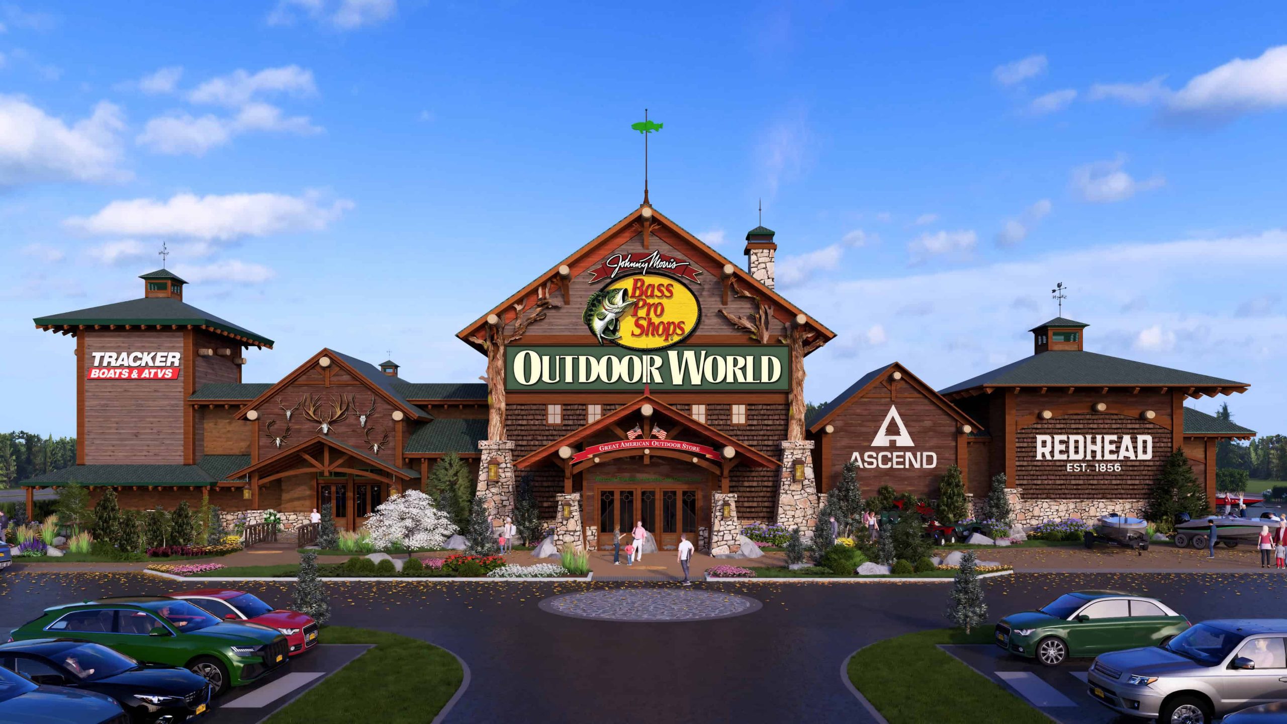 Bass Pro Shops fishing rod and reel combo displayed on product page