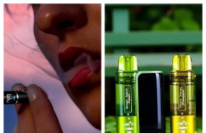 Vapesourcing Review: Affordable Vaping Gear With Fast Global Shipping Person vaping at home while browsing the Vapesourcing online store
