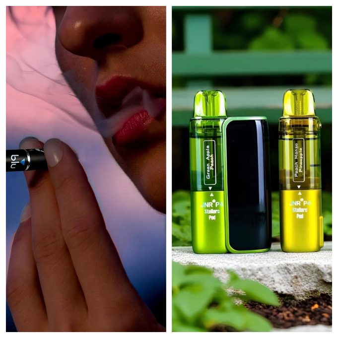 Vapesourcing Review: Affordable Vaping Gear With Fast Global Shipping Person vaping at home while browsing the Vapesourcing online store