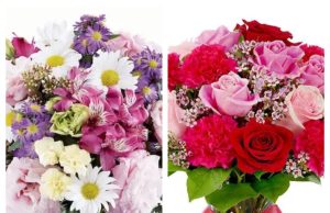 Flower.com Review: Fresh Blooms Delivered Nationwide Lifestyle image of a Flower.com fresh bouquet displayed on a kitchen table