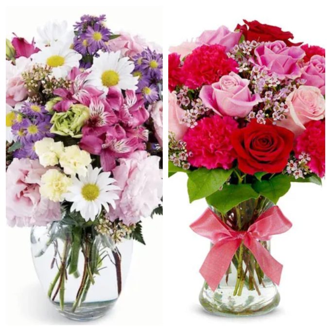 Flower.com Review: Fresh Blooms Delivered Nationwide Lifestyle image of a Flower.com fresh bouquet displayed on a kitchen table