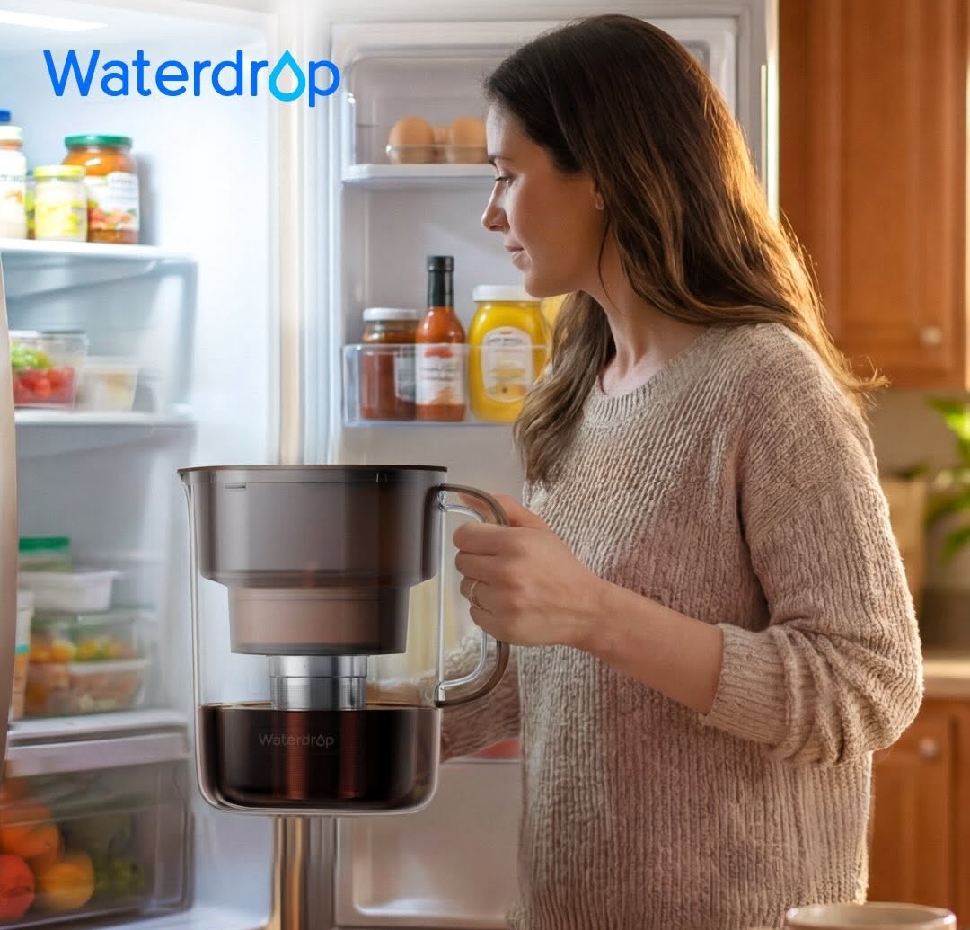 Waterdropfilter tankless reverse osmosis system installed under a sink
